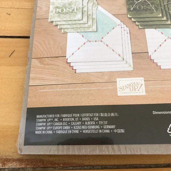 Stampin' Up Precious Parcel Card Kit Victorian Style Embossed Floral 6x8" - Picture 3 of 3